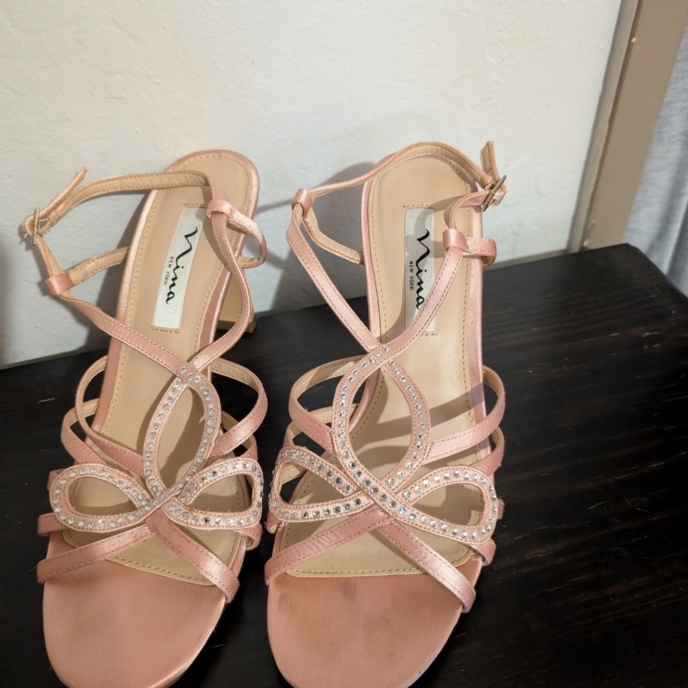 Pink Strappy Sandals